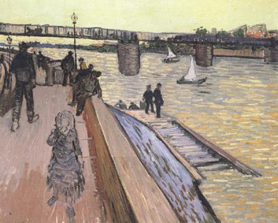 Vincent Van Gogh The Bridge at Trinquetaille (nn040 China oil painting art